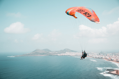 best christmas present a flight on a paraglider in Las Palmas